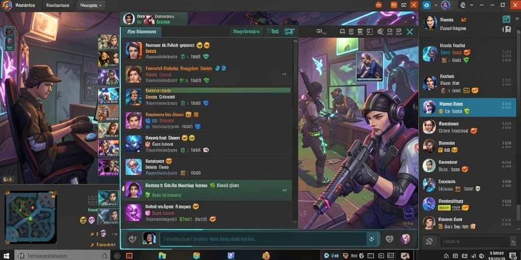 Screenshot menunjukkan tampilan antarmuka permainan yang menarik.