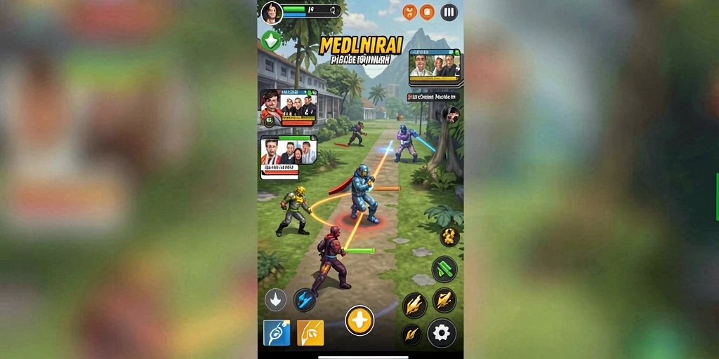Tangkapan layar dari mode permainan utama APEK88.