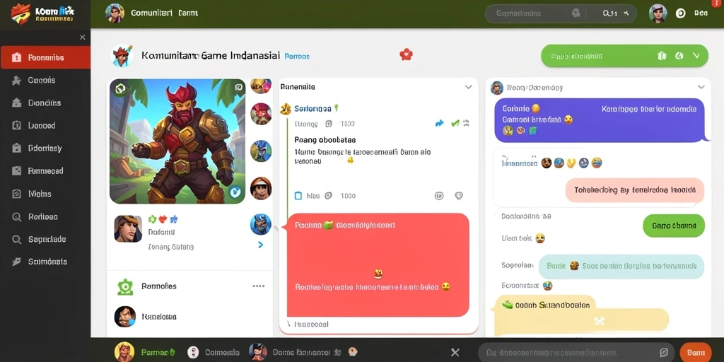 Screenshot menampilkan karakter utama dalam misi petualangan.