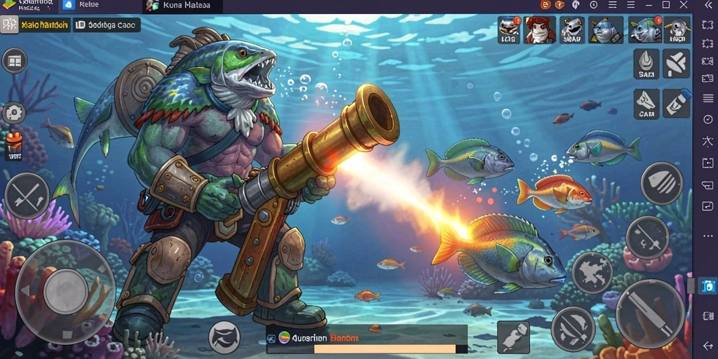 Screenshot menunjukkan aksi gameplay yang seru dan mendebarkan.
