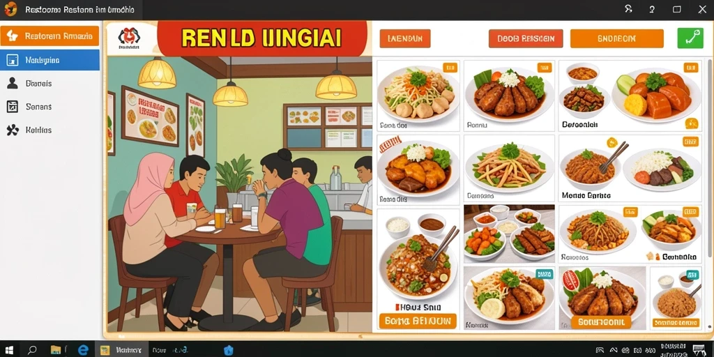 Tampilan antarmuka yang menarik dan intuitif.