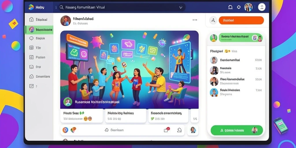 Tampilan menu utama yang intuitif dan menarik.