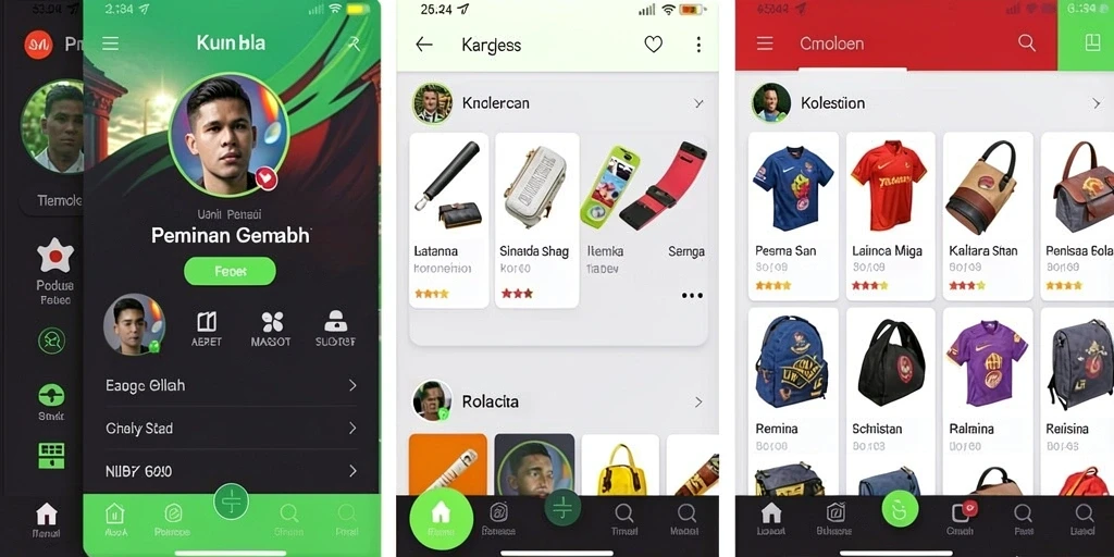 Tampilan awal permainan yang menarik dan penuh warna.