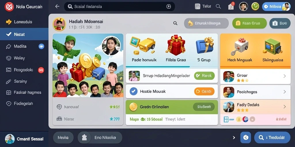 Tampilan antarmuka yang menarik dan intuitif.