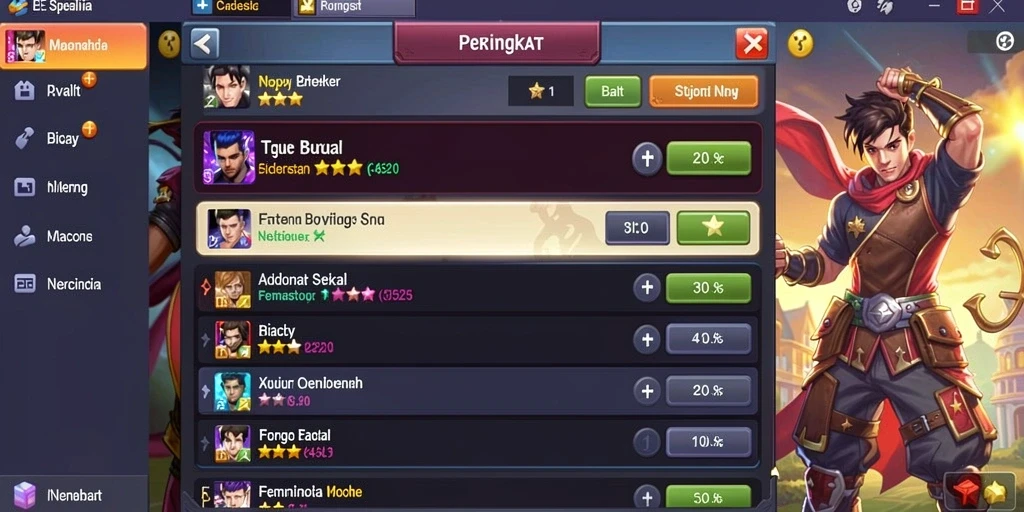 Tampilan antarmuka pengguna yang intuitif dan menarik.