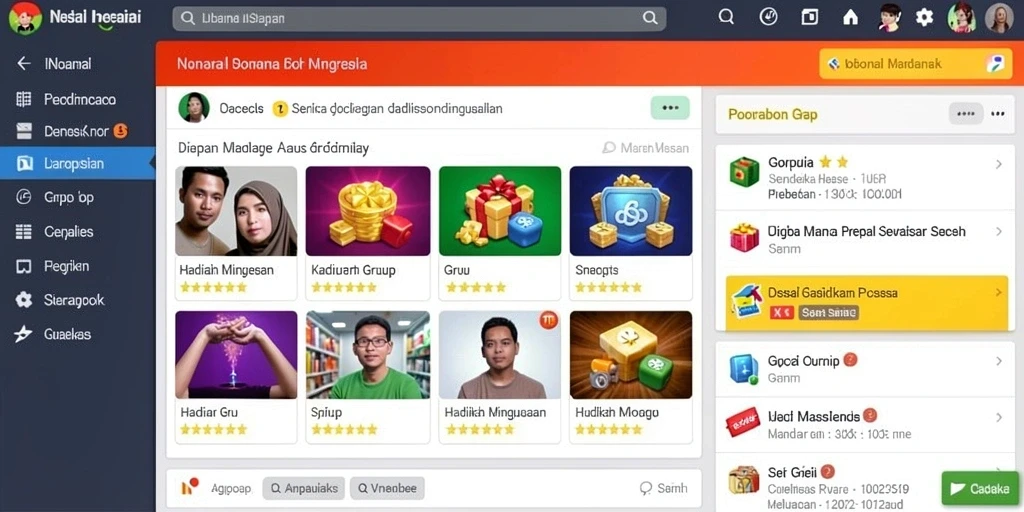 Tampilan antarmuka yang menarik dan mudah dinavigasi.