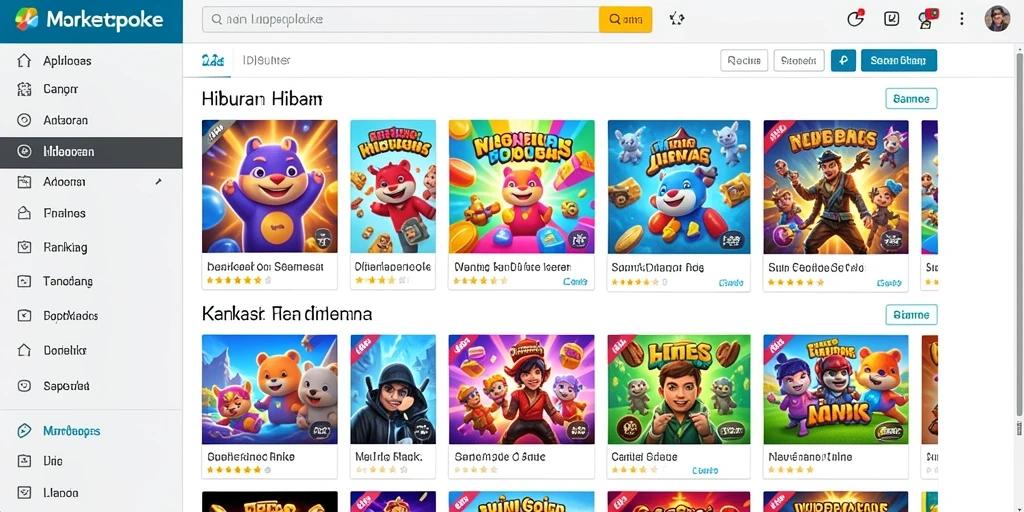Tangkapan layar menunjukkan tampilan grafik yang memukau.
