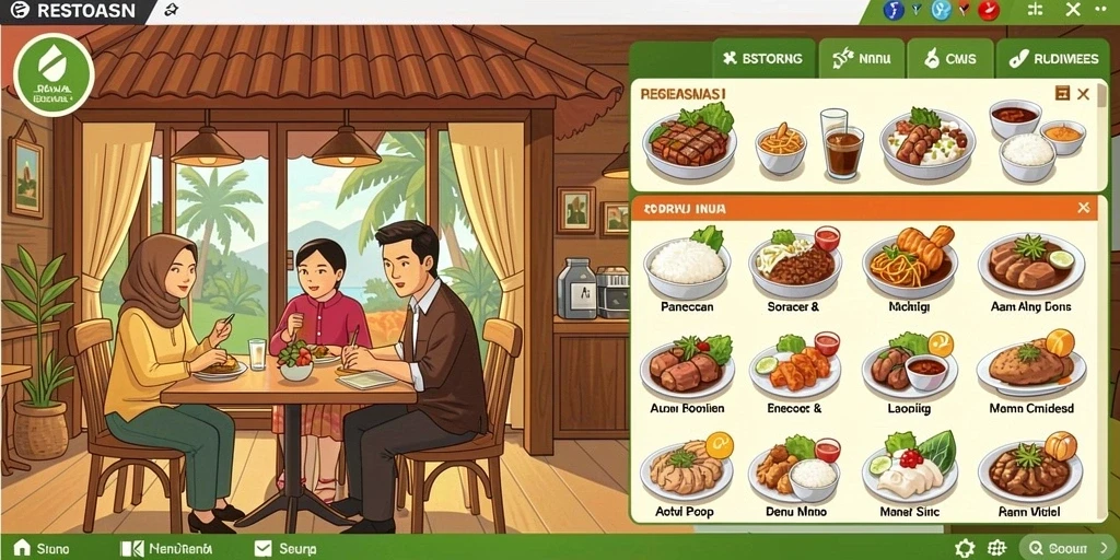 Tampilan antarmuka yang mudah dinavigasi.
