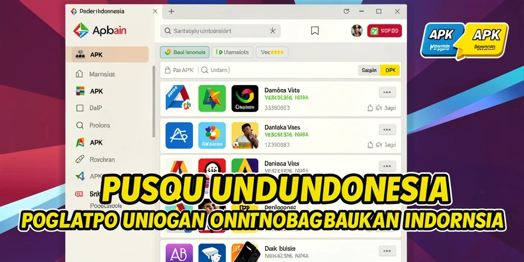 Screenshot menunjukkan berbagai pilihan permainan yang menarik.