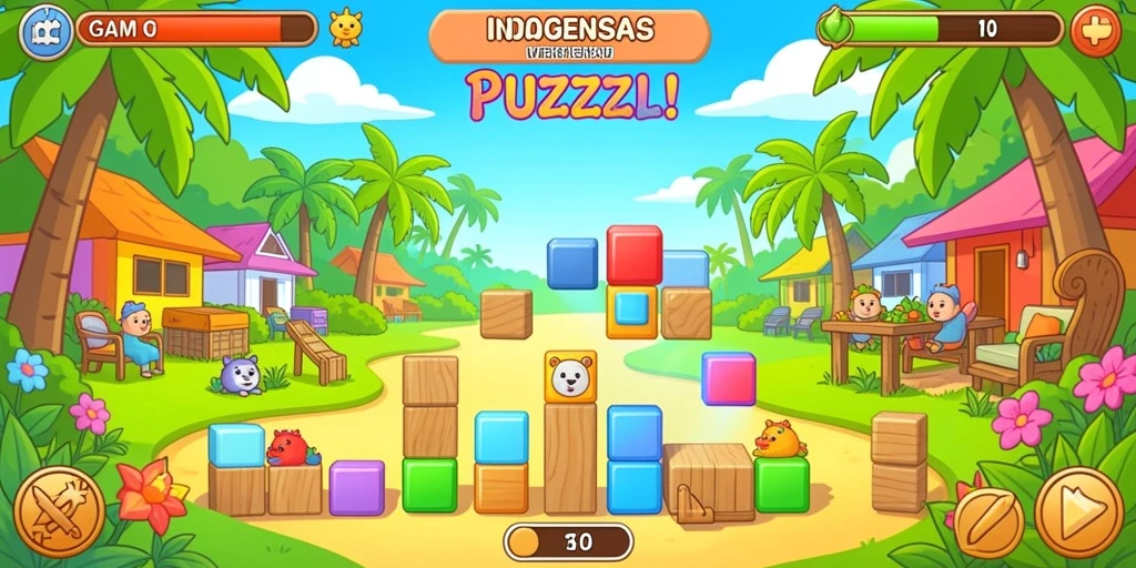 Screenshot 1: Menampilkan antarmuka utama permainan UNO4D.