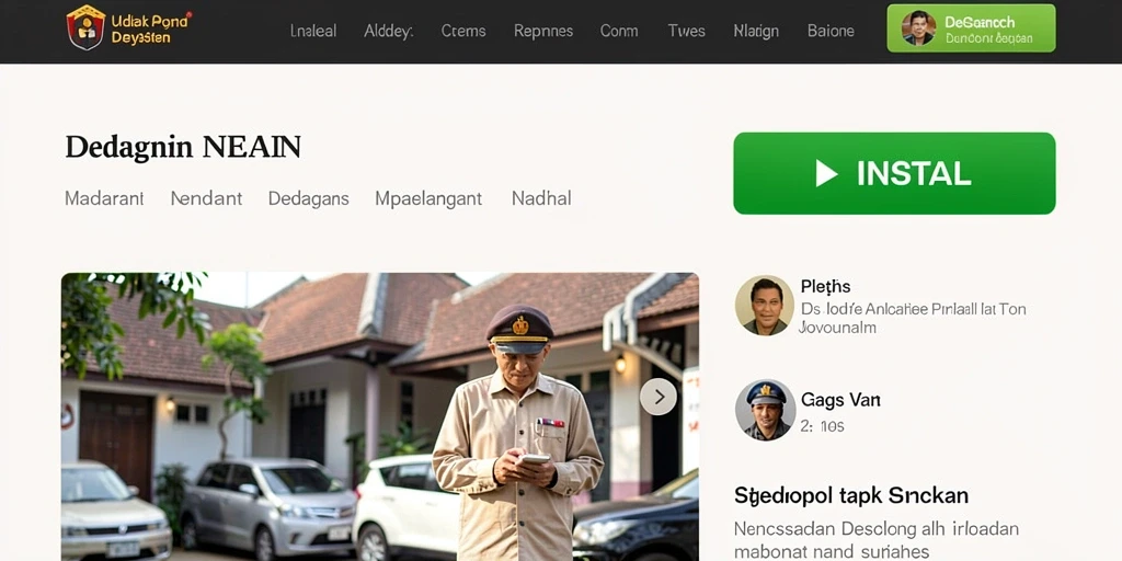 Antarmuka aplikasi yang sederhana dan mudah dipahami.