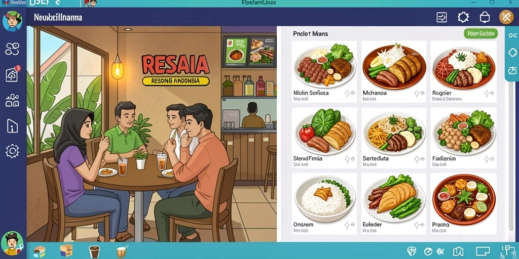 Tampilan antarmuka yang ramah pengguna.